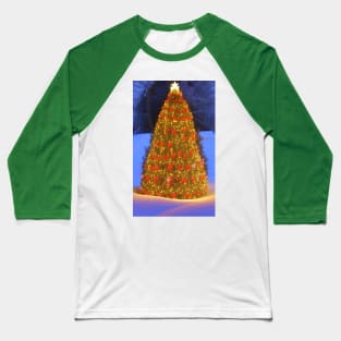 A Huge Colorful Christmas Tree Baseball T-Shirt